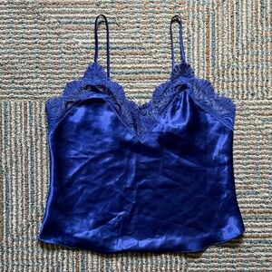 Victoria's Secret Royal Blue Camisole with Lace